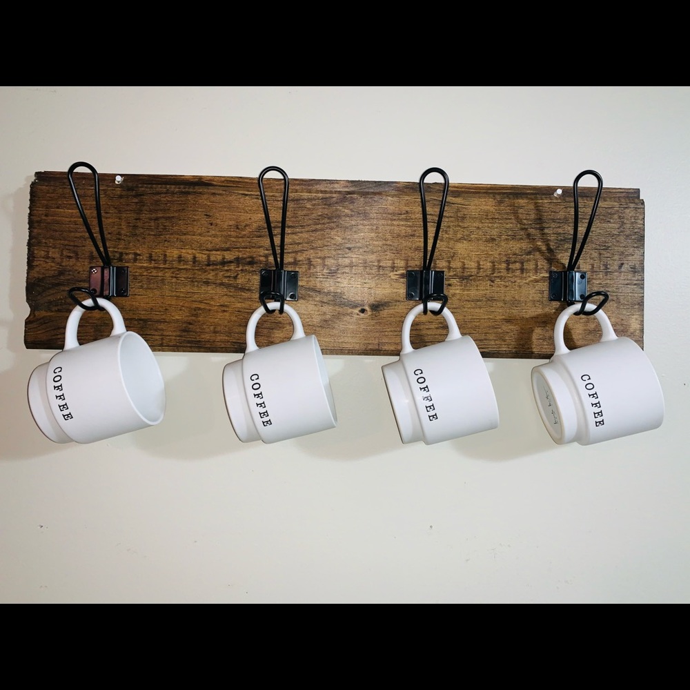 Farmhouse Coffee Mug Rack